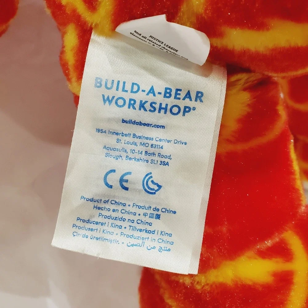 Build-A-Bear BAB The FLASH Plush DC Comics Justice League 16in Sound Box Works